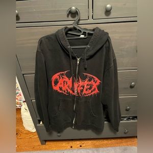 Rare carnifex metal hoodie